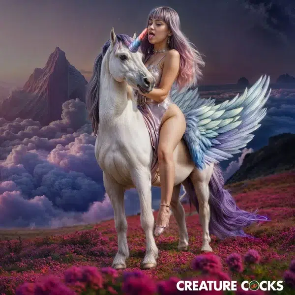 Dream Rider Creature Cocks – Gode fantasy coloré pour pénétration magique