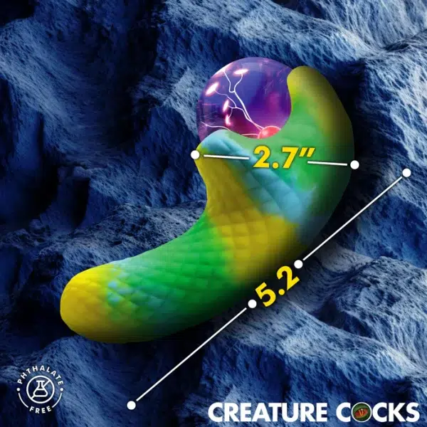 « Recharge du Creature Cocks Electric Eye Plasma Vibrator via câble USB ».
