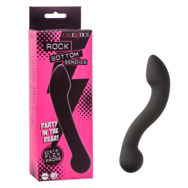 Accessoire anal noir étanche sur fond neutre