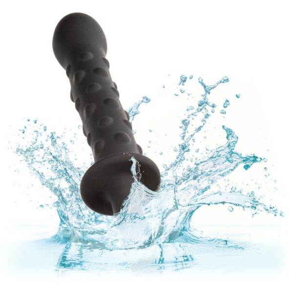 Jouet sexuel noir flexible en silicone médical