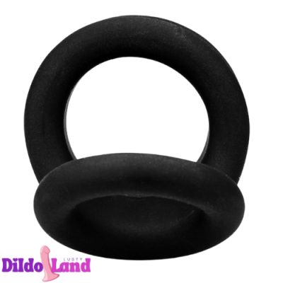 « Accessoire intime extensible en silicone noir GripBalls Flex »