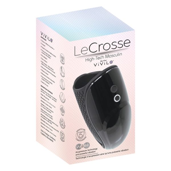 « LeCrosse Vivilo – masturbateur masculin avec double stimulation »