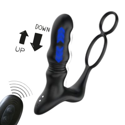 Masseur prostatique 3-en-1 Bump Orgasm avec anneau d’érection double