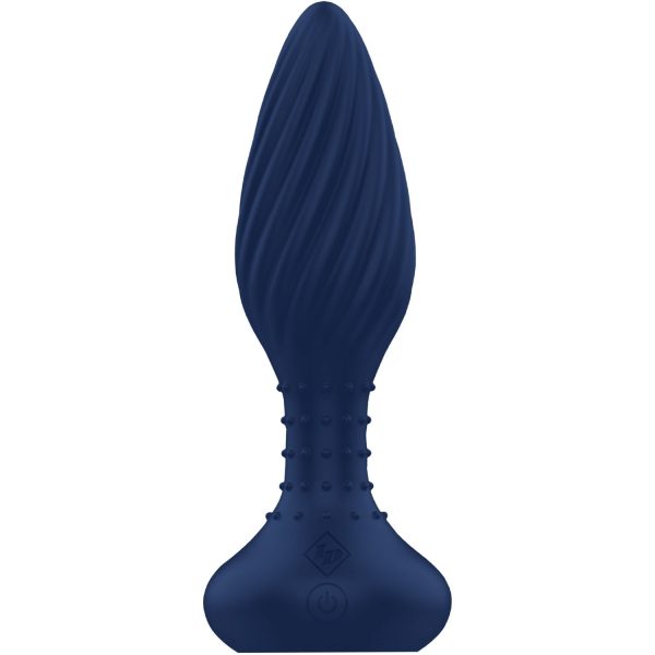 « Design fileté du Plug Vibrant Texturé MaxRim »