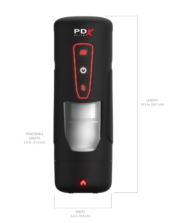 « Masturbateur PDX ELITE® avec 10 modes de poussées automatiques »
