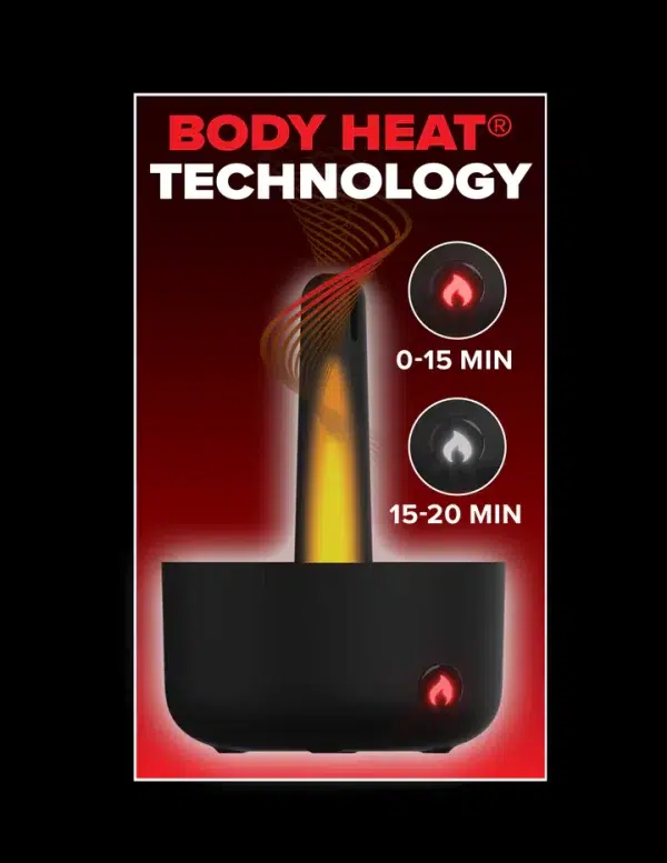 « Technologie chauffante Body Heat du masturbateur automatique »
