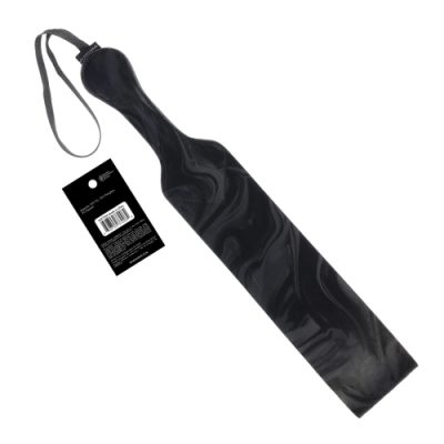 « Texture douce et lisse de la Paddle Loop Velvet Noir »