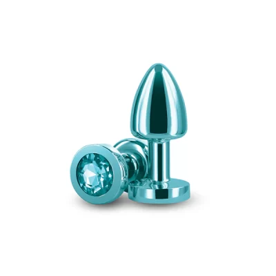 Vue rapprochée de la finition miroir chromée au sommet du Rear Assets sarcelle