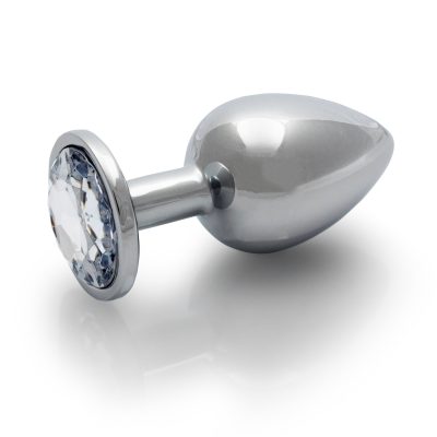 Plug anal en aluminium avec bijou – Collection Ouch!
