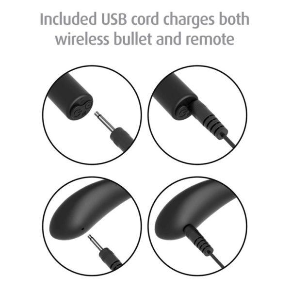 « Bullet rechargeable intégré dans le plug anal »