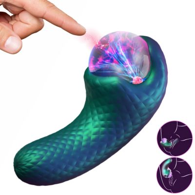 « Vibromasseur mystique Enchanted Serpent Temptasia avec globe plasma lumineux »