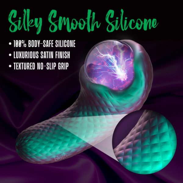 « Silicone doux et texturé du vibromasseur Enchanted Serpent »