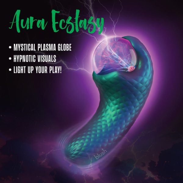 « Détail globe plasma lumineux interactif Enchanted Serpent »