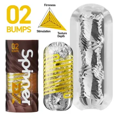Masturbateur TENGA SPINNER DX BUMPS – vue complète