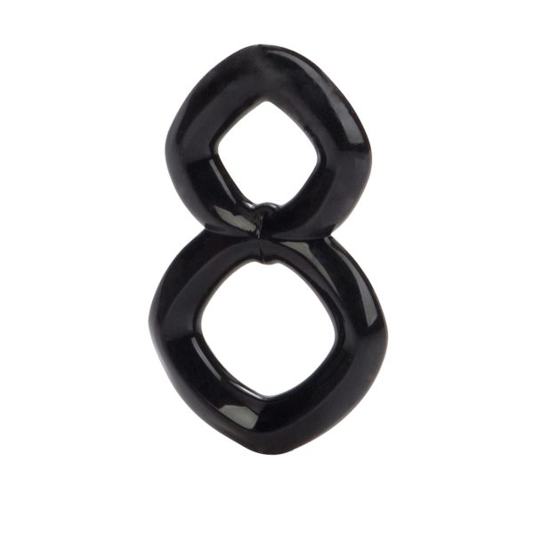 Cockring Crazy 8 pour pénis et testicules