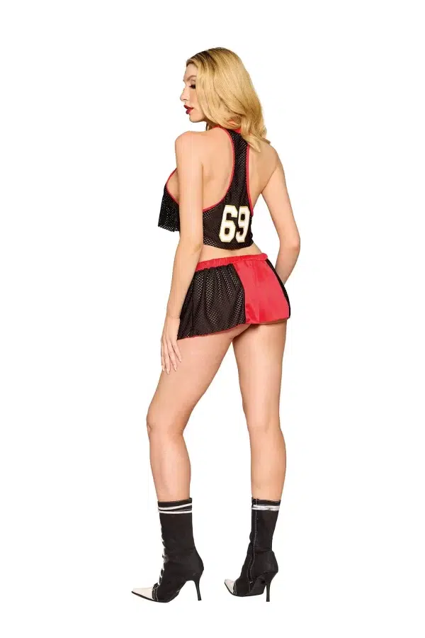 Vue dos crop top racerback