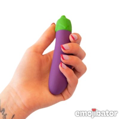 Eggplant Emojibator vibromasseur aubergine rechargeable USB