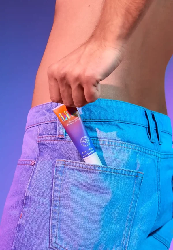 « Packaging discret et élégant du Gel Stimulateur Prostatique Release Me par Boutique Érotique Le Prince ».