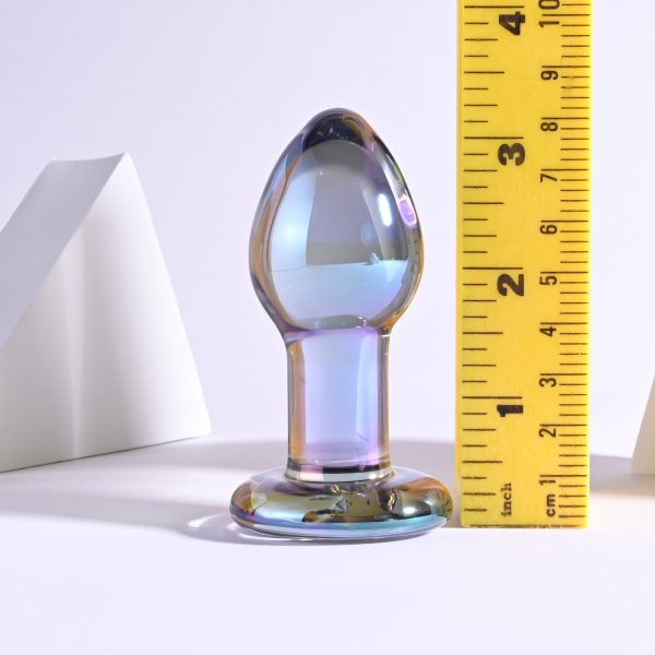 Fiche technique du plug anal en verre Playboy