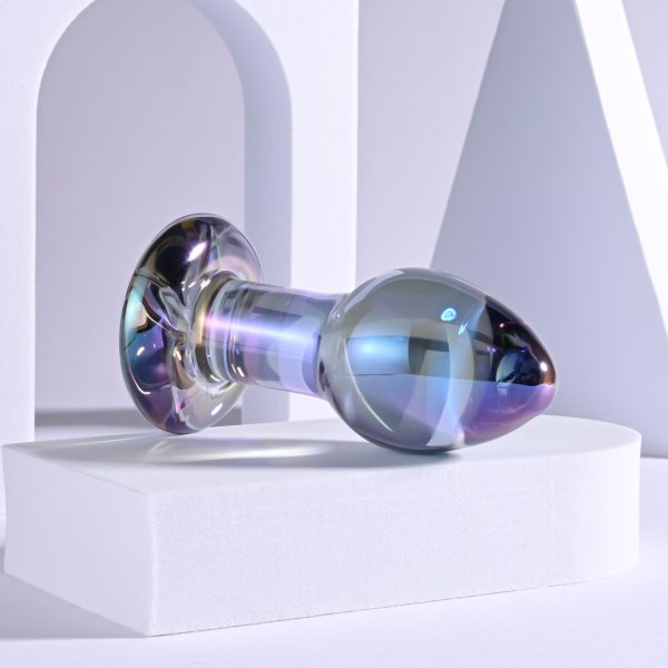 Plug anal en forme de goutte – finition cristal