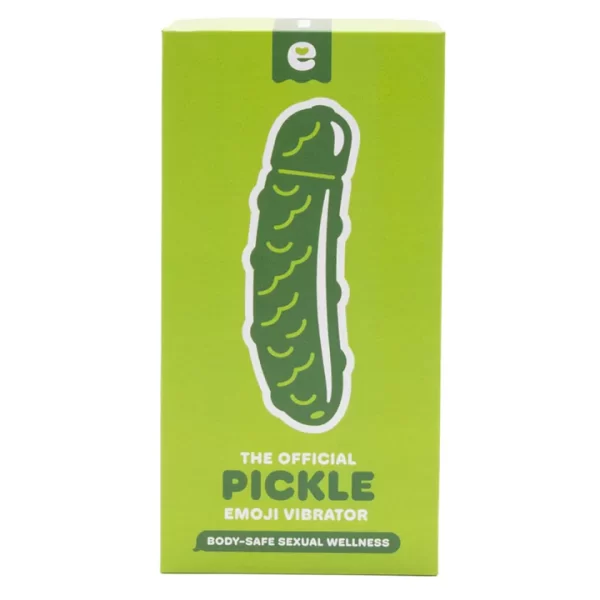 Emballage complet du vibromasseur Pickle Emojibator