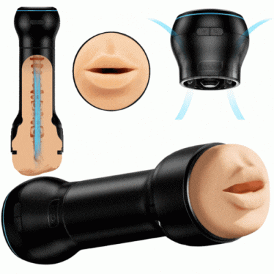 PowerBlow + Feel Stroker Mouth – vue complète