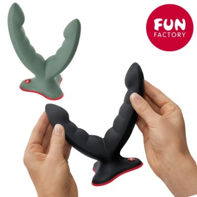 dildo RYDE Fun Factory double extrémité ondulé