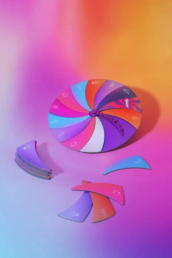 Roulette personnalisable avec aimants du jeu Spin Me ‘Round