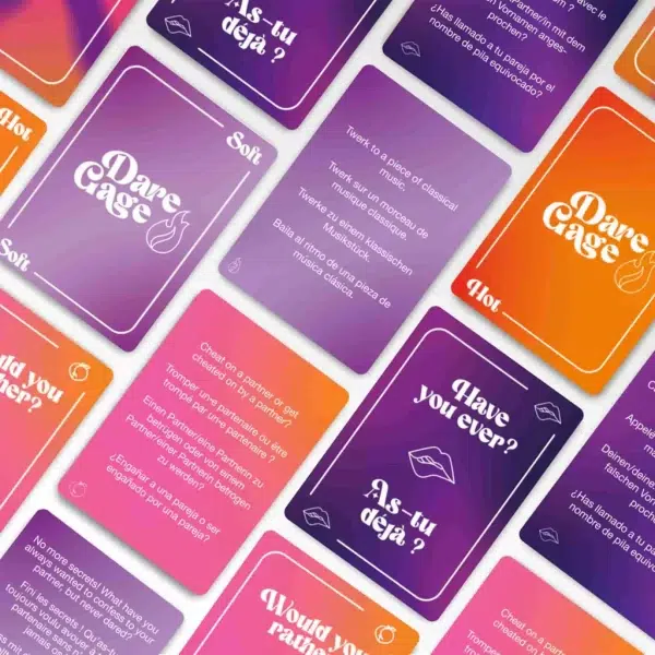 Cartes de défi du jeu érotique Spin Me ‘Round
