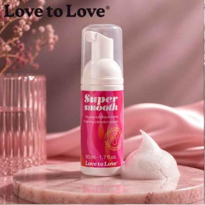 Super Smooth de Love to Love – Mousse Lubrifiante Intime Légère et Crémeuse