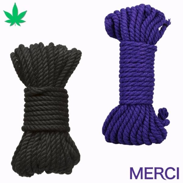 Corde BDSM Merci extrémités renforcées