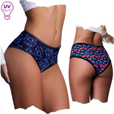 Boyshort UV papillons Magic Silk – vue avant