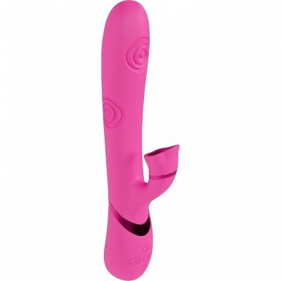 Fiore Dolce VIVE – vibromasseur triple moteur succion rose