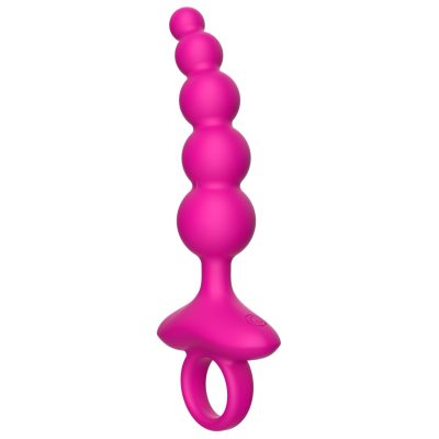 Plug anal à 5 billes vibrantes silicone 15,2 cm For U Adore U