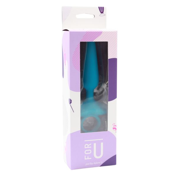 Emballage Gummy plug anal vibrant conique