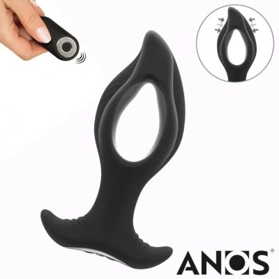 Télécommande plug anal double vibration