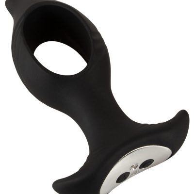 Plug anal compressible trou central silicone
