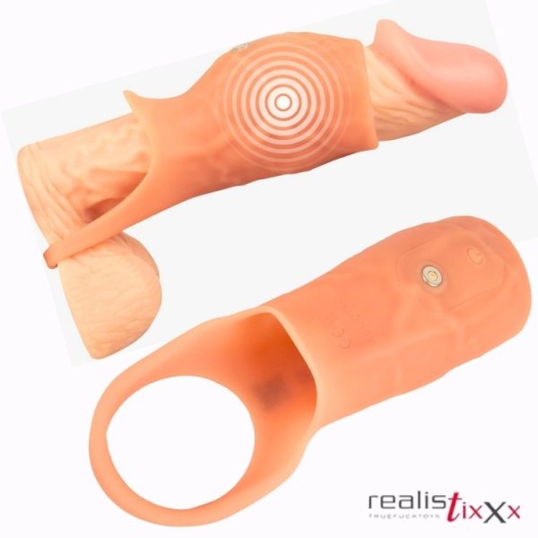 Realistixxx Real Sleeve – gaine pénienne vibrante ouverte