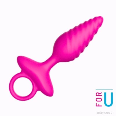 Sundae For U – plug anal vibrant texturé 6 pouces