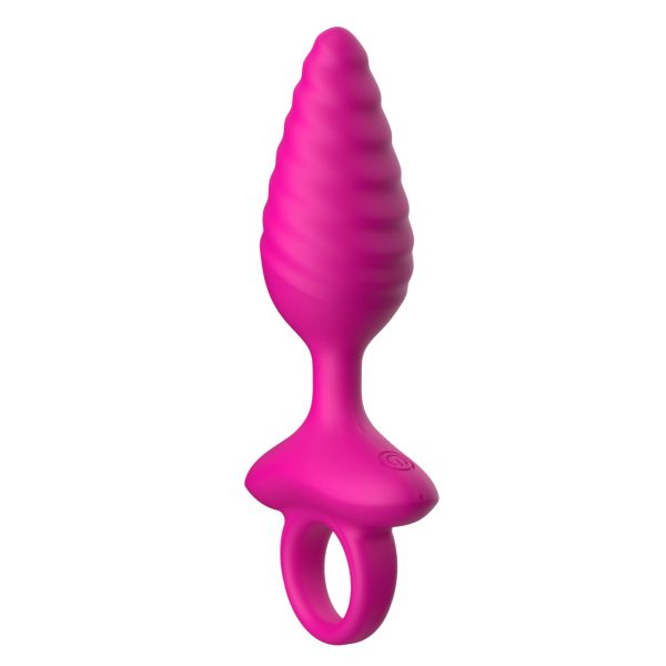 Plug anal Adore U texturé silicone 15,2 cm
