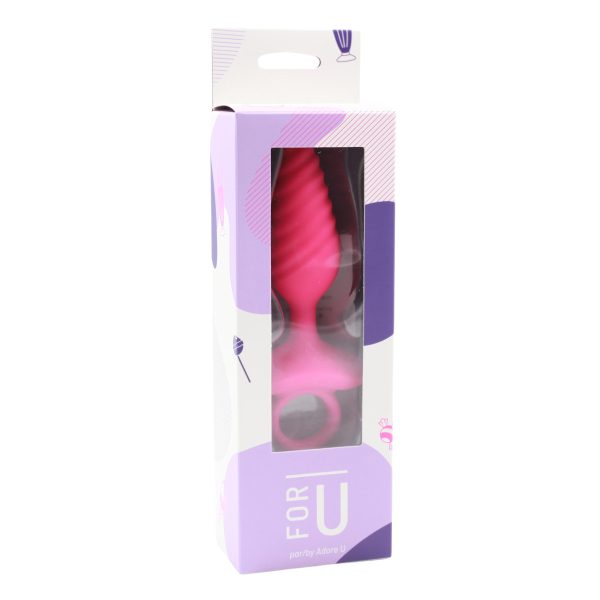 Emballage Sundae plug anal vibrant texturé