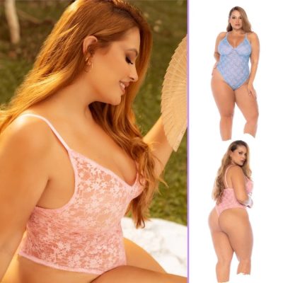 Lingerie femme grande taille dentelle transparente Mapalé