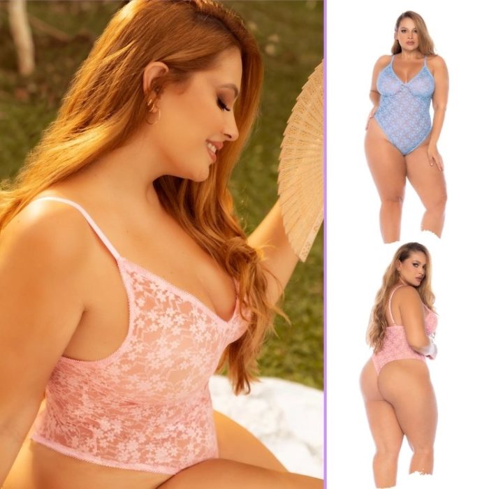 Lingerie femme grande taille dentelle transparente Mapalé