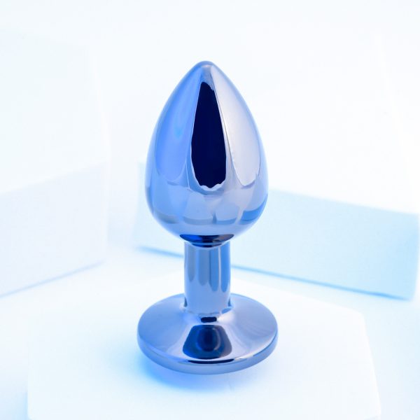 Plug anal débutant métal corps aluminium base ABS Playboy