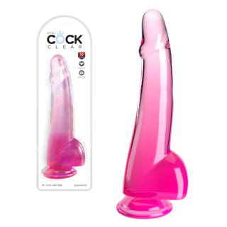 10'' Cock with Balls - King Cock Clear – Image 6