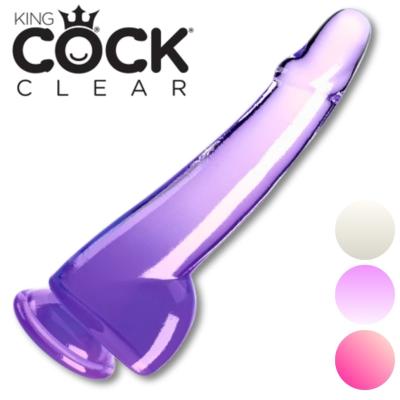 10'' Cock with Balls - King Cock Clear