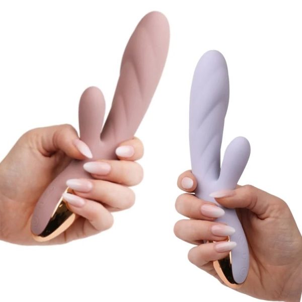 Vibromasseur Amour double stimulation avec fonction chauffante