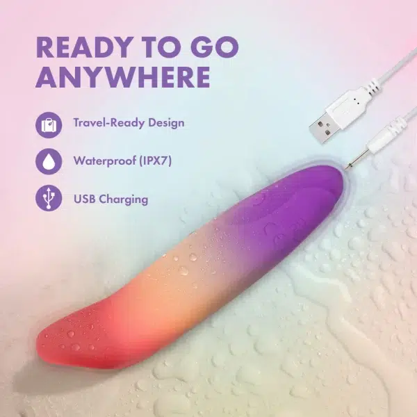 Jouet sexuel compact silicone doux Dolphin Kisses