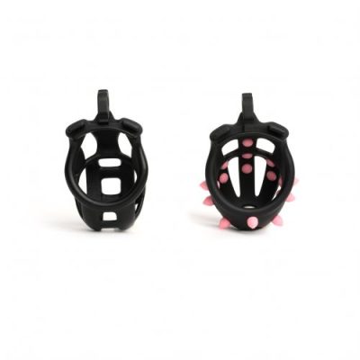 Vue latérale de la cage FlexiSpike noire
