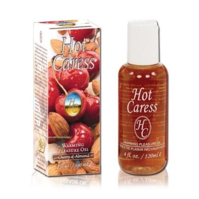 • Gel chauffant comestible Hot Caresse Cerise Amande
